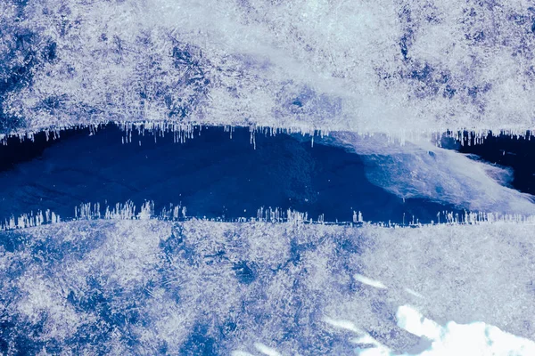 Textura Hielo Azul Fondo Abstracto Invierno Ártico Hielo Invierno Largo —  Fotos de Stock