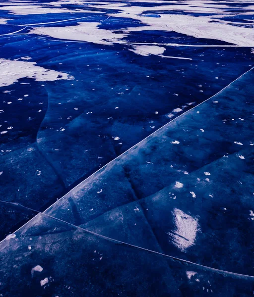 Blaueisstruktur Abstrakter Arktischer Winterhintergrund Wintereis Der Küste — Stockfoto