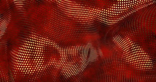 Fondo Seda Brillante Metálico Rojo Glamour Raso Textura Renderizado Feliz — Foto de Stock