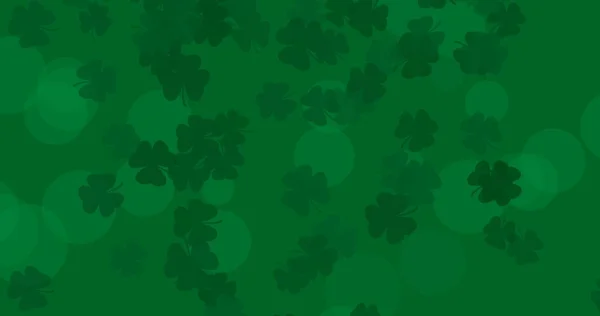 Dia São Patrício Verde Deixa Fundo Patrick Day Pano Fundo — Fotografia de Stock