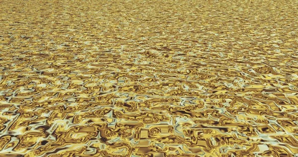 Χρυσό Φύλλο Υφή Φόντο Ψηφιακή Επιφάνεια Απεικόνιση — Φωτογραφία Αρχείου