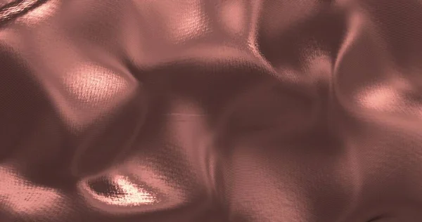 玫瑰金色的亮晶晶的背景 魅力缎子纹理3D渲染 神奇快乐新年动画 — 图库照片