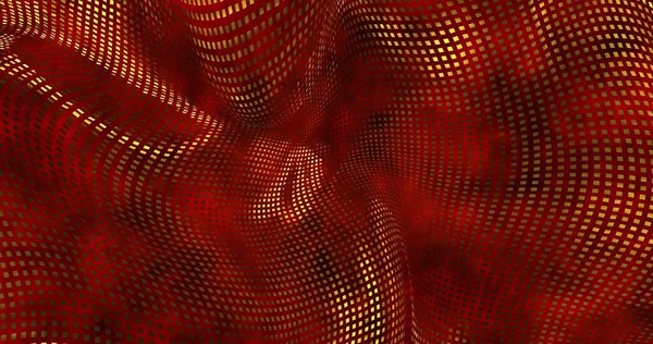 Sfondo Rosso Metallizzato Seta Scintillante Rendering Texture Satinata Glamour Magico — Foto Stock