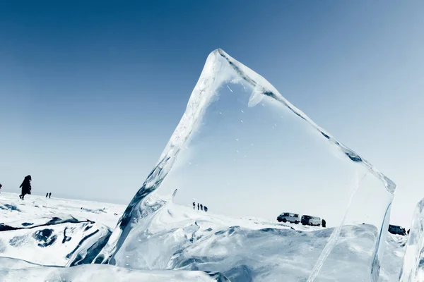 Bloques Hielo Brillando Bajo Sol Fondo Invierno Ártico Hielo Invierno — Foto de Stock