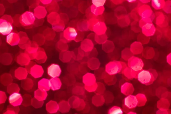 Red Glitter Festive Background Bokeh Lights Celebration Concept New Year — Stock Photo, Image