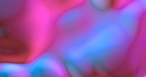 Fond néon aux couleurs fluo liquides. Ultraviolet abstrait bleu, violet, rose. animation en boucle 4k 