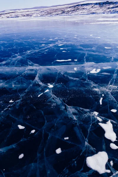 Εντυπωσιακό Χειμερινό Τοπίο Αφηρημένο Αρκτικό Φόντο Χειμώνα Χειμερινός Πάγος Κατά — Φωτογραφία Αρχείου