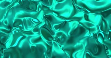 Mavi Lav ipeği arka planı. Cazibeli saten dokusu 3D görüntüleme döngüsü 4k. Sihirli Mutlu yıllar animasyonu.