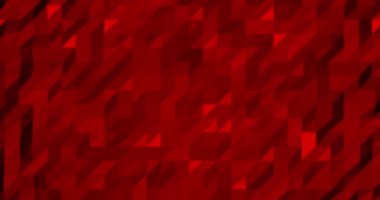 Soyut üç boyutlu geometrik desen. Mozaik iş sunumu için arka plan. Çokgen duvar oluşturma döngüsü 4k.