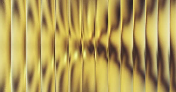 金箔瓷砖纹理背景 数字3D表面 运动图形 — 图库视频影像