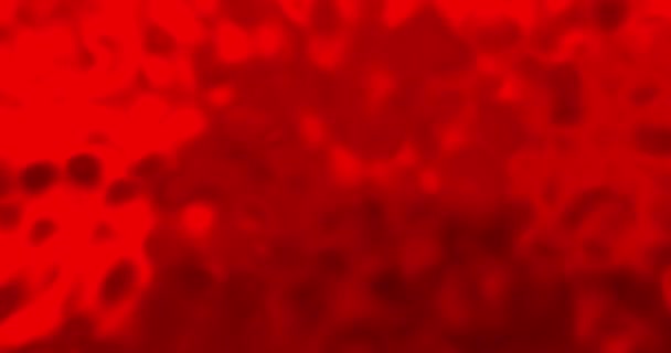 赤い溶岩シルクの背景 グラマラスサテンテクスチャ3Dレンダリングループ4K 魔法のハッピーニューイヤーアニメーション — ストック動画