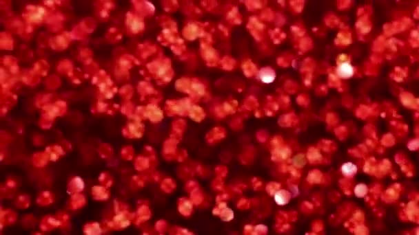 크리스마스의 마법의 라이트 발렌틴들의 페이퍼를 장식하는 화려하게 빛나는 비디오 적대적 — 비디오