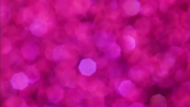 Violet Veselé Vánoce Magické Bokeh Noční Světla Pozadí Okouzlující Luxusní — Stock video