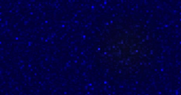 Fond bleu paillettes poussière pour festival, fête, événement. Texture glamur or Animation boucle 4k.