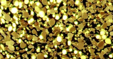 Bozukluklar yavaş çekimde düşer. Yüksek kaliteli paralar düşüyor. Kusursuz döngü