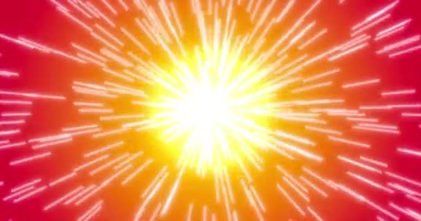 Неоновая Подсветка Фона Абстрактным Энергетическим Туннелем Пространстве Вихревые Потоки Энергии — стоковое видео