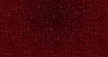 Festival, parti, etkinlik için kırmızı parıltı tozu arka planı. Altın glamur dokusu 3 boyutlu canlandırma. 3B illüstrasyon