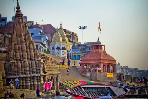 Varanasi Uttar Pradesh India Mayıs 2012 Tanrı Yama Nın Tapınağı — Stok fotoğraf