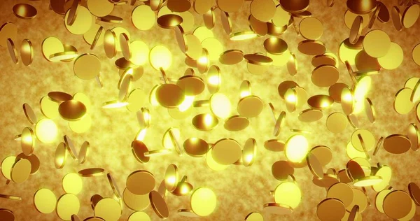 Klasyczna Faktura Złotych Monet Koncepcja Biznesowa Finansowa — Zdjęcie stockowe