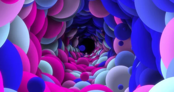 Neon Abstract Background Blue Pink Bubbles Technology Design Virtual Reality — Stock Photo, Image