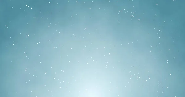 Flocons Neige Confettis Blancs Lumières Bokeh Rayon Lumière Sur Fond — Photo