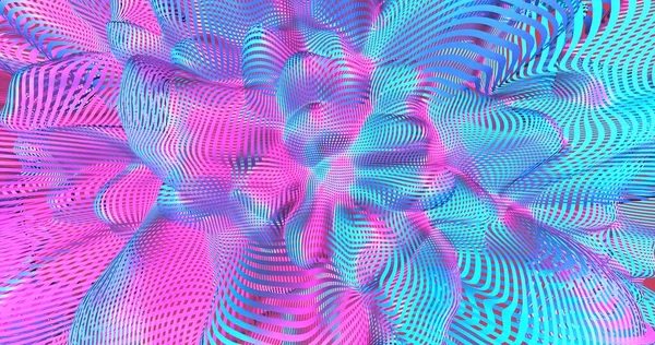 Neon Achtergrond Met Fluorescerende Vloeibare Kleuren Ultraviolet Abstract Blauw Paars — Stockfoto