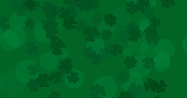 Dia São Patrício Verde Deixa Fundo Patrick Day Pano Fundo — Fotografia de Stock