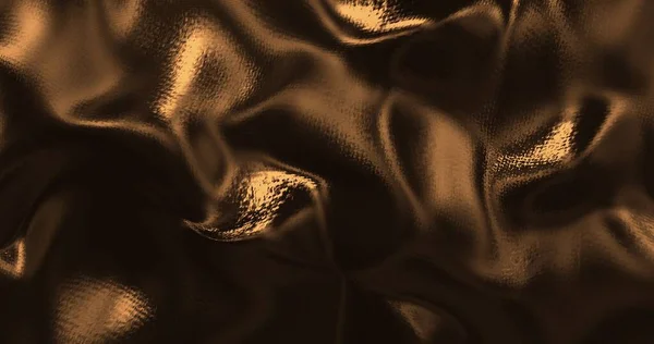 Rose Gold 'un parlak pullu arka planı. Cazibeli saten dokular 3 boyutlu. Sihirli Mutlu yıllar animasyonu.