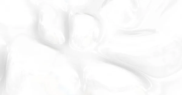 Vloeibare Abstracte Witte Achtergrond Gladde Glanzende Textuur Weergave Glamour Zijde — Stockfoto