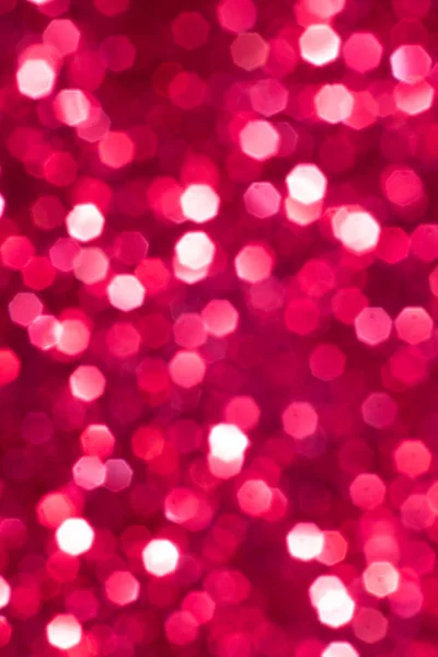 红色闪烁着节日的背景 灯火通明 圣诞假期及周年纪念日的庆祝概念 — 图库照片