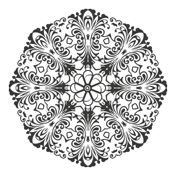 Libro para colorear para adultos y niños mayores. patrones para colorear, animales, flores, mandalas. Motivos islámicos, árabes, indios, otomanos. Blanco y negro . — Vector de stock