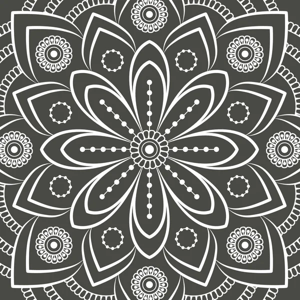 Desenhos para colorir para adultos e crianças mais velhas. pintura, flor  mandala. Islâmico, árabe, indiano. Preto e branco. Padrão vintage ornamento  decorativo artesanal. Elemento de design vetorial real imagem vetorial de  nastusha2407.mail.ru©