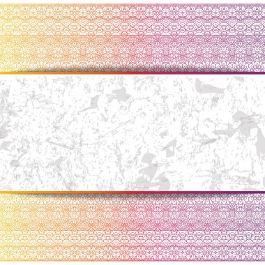 Kadın dantel Dikişsiz arka plan. Floral Zarif Vintage desen, geniş el yapımı süsleme. Etnik kumaşlar, giyim, giyim, ambalaj, tabela ve Web sitesi için motifler. Gökkuşağı rengi. Vektör EPS 10