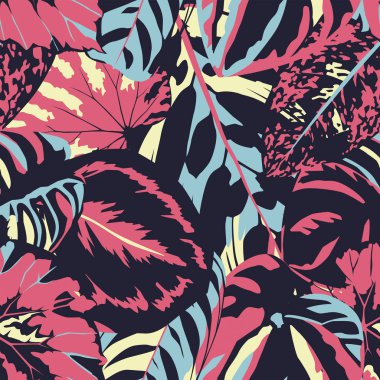 Soyut Kompozisyon çok renkli kesintisiz vektör arka plan bırakır