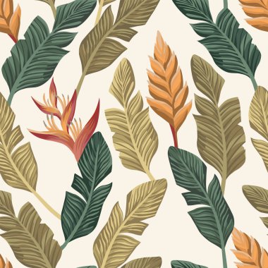 Muz çiçekler Dikişsiz beyaz backgorund yaprakları