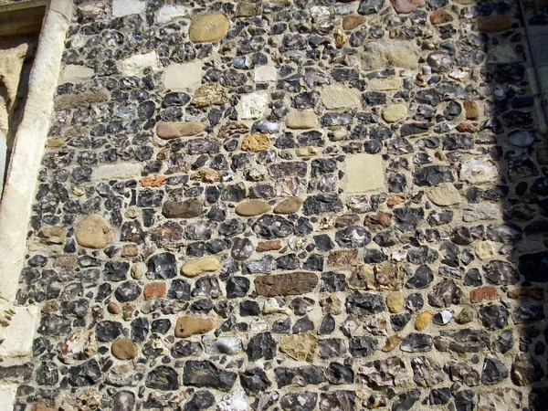 Kawałków Krzemienia Ozdobnych Cięcie Alchemikom Ustawić Kamień Ściany Kościoła Innych — Zdjęcie stockowe