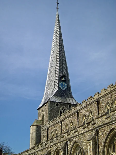 Podíval Věž Saint Marys Church Hadleigh Suffolk Jedním Nejlepších Příkladů — Stock fotografie