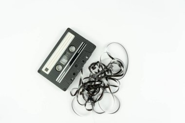 eski vintage ve yapışkanlık dışarı bant ile optik kaset