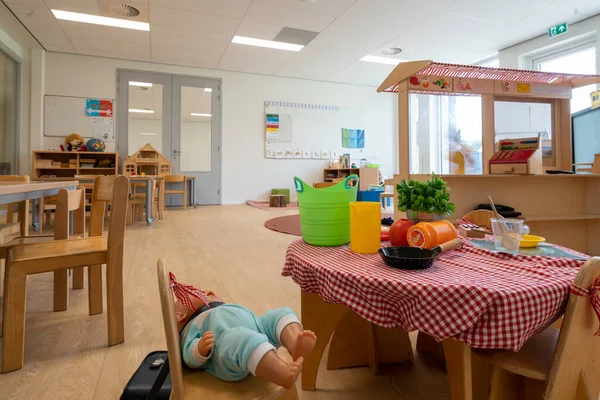 Арнхем Нидерланды Августа 2020 Года Дети Детском Саду Играют Игрушками — стоковое фото