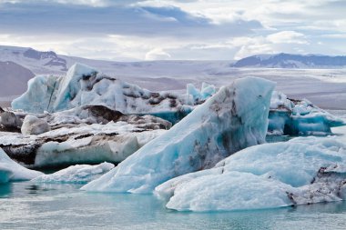 Buzdağları Jokulsarlon buzul lagün, İzlanda