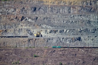 Ürünler açık döküm demir cevheri benim tren. Krivoy Rog, Ukrayna