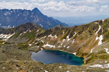 Dağ manzarası, Tatra Milli Parkı, Polonya. Yüksek Tatras, Karpat mountainsmountains