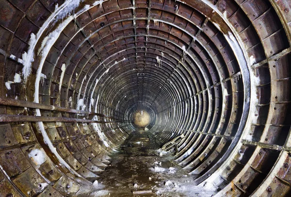 Verlaten Metro Tunnel Oekraïne — Stockfoto