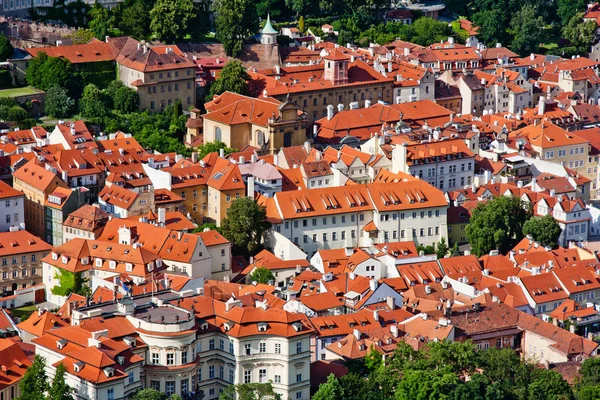 Prague Traditional Red Roofs Prague City Czech Republic — Stock Photo, Image