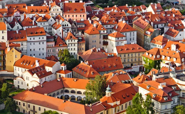 Prague Traditional Red Roofs Prague City Czech Republic — Stock Photo, Image