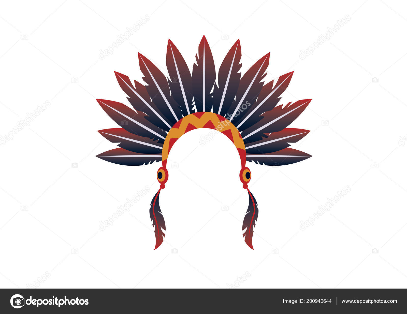 Vector Indian Headband Indian Headband Vector Symbols