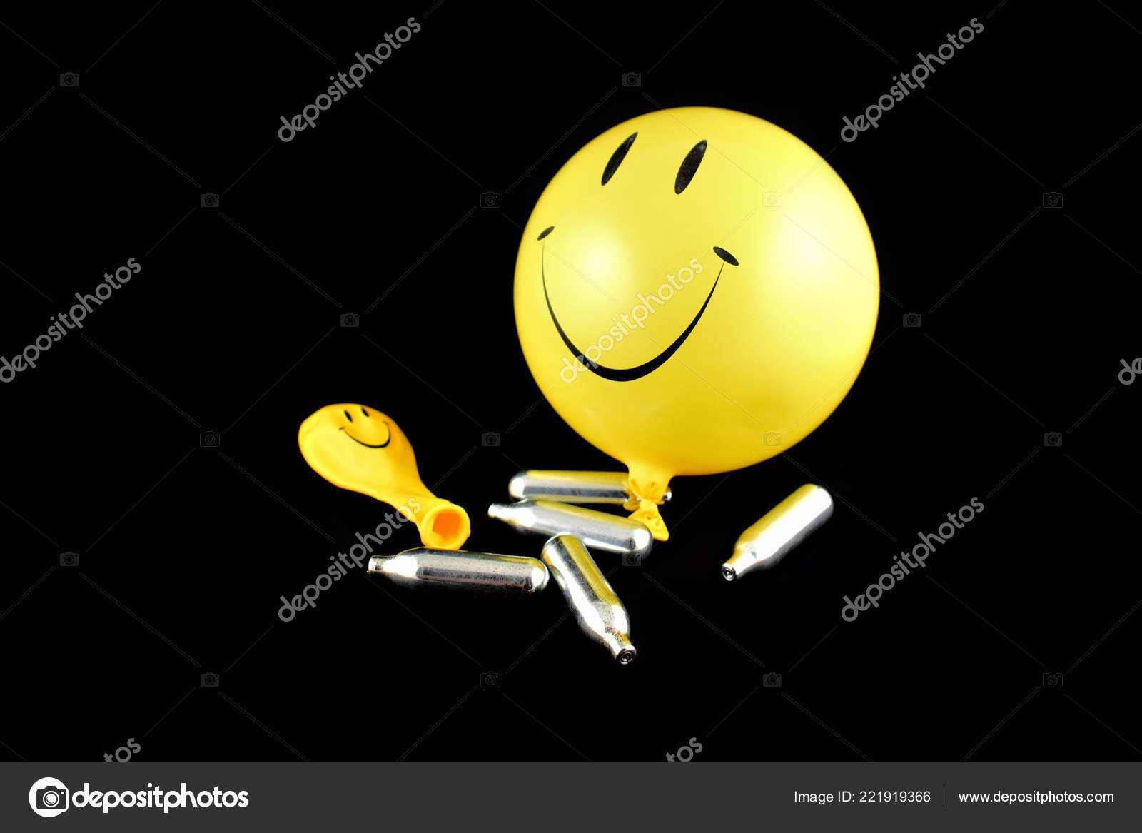 Laughing Gas Balloons Stock Images Happy Emoji Balloon Stock Images Stock  Photo by ©Betka82 221919366