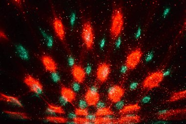 Parlayan ışık parti hazır görüntüler. Kırmızı yeşil arka plan hazır görüntüler. Kırmızı ışık hazır görüntüler. Parlak gece ışıkları. Renkli psychedelic arka plan