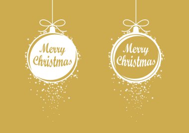 Mutlu Noeller altın süs vektör parlayan