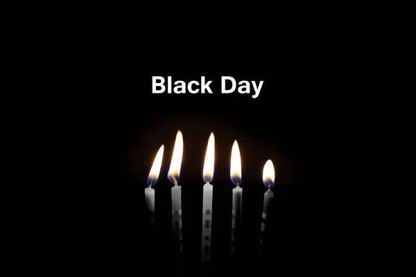 Illustrazione della Giornata nera — Foto Stock